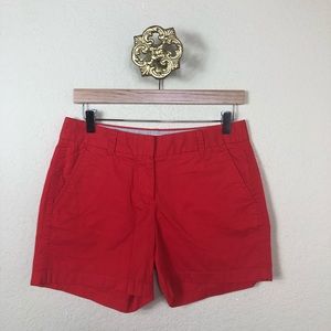 Like new  J.Crew Factory Red Chino Shorts 4